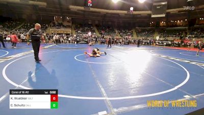 88 lbs Consi Of 16 #2 - Karson Wuebker, Sebolt Wrestling Academy vs Colton Schultz, Callan Wrestling Academy