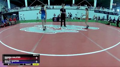 97 lbs Round 2 (8 Team) - Gianna Halsted, Iowa vs Bailey Gaston, Arkansas