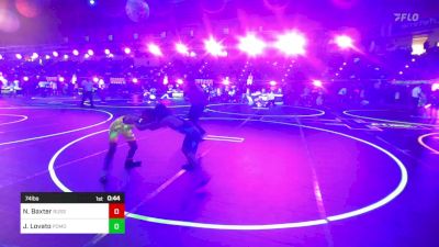 74 lbs Rr Rnd 3 - Nolan Baxter, Russell WC vs Jaxson Lovato, Pomona WC