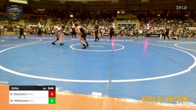 120 lbs Consi Of 8 #1 - Blu Stephens, Sanderson Wrestling Academy vs Wyatt Mikkelsen, Ottawa Wolfpack Wrestling Club