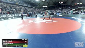 3A 144 lbs 3rd Place Match - Blake Miller, Bonney Lake vs Tyson Ramsey, Ridgeline