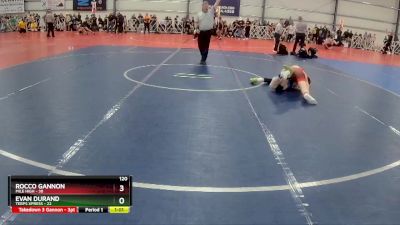 120 lbs Rd# 4- 2:00pm Friday Final Pool - Evan Durand, Terps Xpress vs Rocco Gannon, Mile High