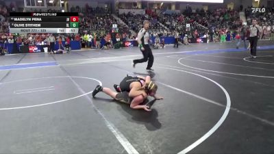 125 lbs Cons. Round 3 - Madelyn Pena, Jr Viking vs Olive Stithem, Silver Lake