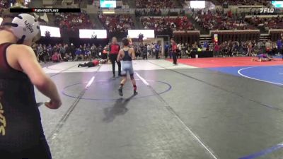 70 lbs Cons. Semi - Bennett Keyser, Cut Bank vs Gannon Chagnon, Lights Wrestling Club