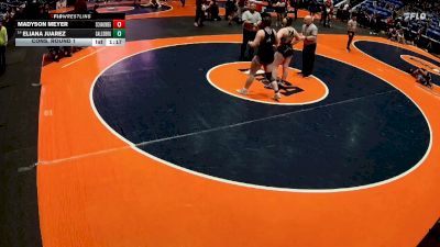 115 lbs Cons. Round 1 - Eliana Juarez, Galesburg (H.S.) vs Madyson Meyer, Schaumburg (H.S.)