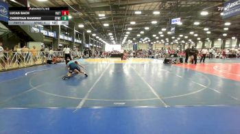 120 lbs Rr Rnd 2 - Lucas Bach, Patton Trained Blue vs Christian Ramirez, Shore Thing Surf