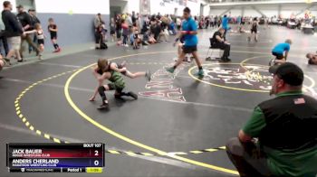 56 lbs Quarterfinal - Anders Cherland, Marathon Wrestling Club vs Jack Bauer, Rogue Wrestling Club