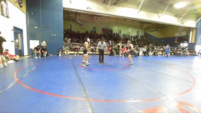 120 lbs Champ. Round 1 - Samuel Jimenez, Eleanor Roosevelt vs Jared Zendejas, Elsinore