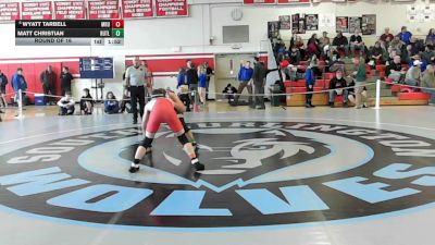 144 lbs Round Of 16 - Wyatt Tarbell, Mill River vs Matt Christian, Rutland