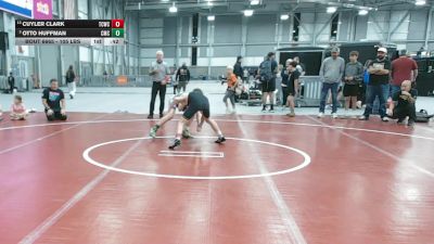 105 lbs 3rd Place Match - Cuyler Clark, Team Champs Wrestling Club vs Otto Huffman, Cowboy Mat Club