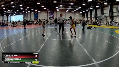 76 lbs Rd# 6- 9:00am Saturday Final Pool - Easton Hertzog, PA Silver vs Chase Gilbert, Rebellion