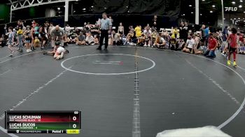 60 lbs Placement (4 Team) - Lucas Schuman, Mat Assassins Black vs Lucas Ducos, Florida Scorpions