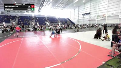 123 lbs 2nd Place - Joseph Watson, Eagles Elite vs Cole Diaz, Mohave WC