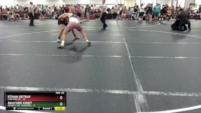 144 lbs Round 1 (6 Team) - Brayden Kindt, Moser`s Mat Monsters vs Ethan Detray, Lake Erie WC