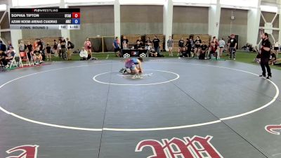 125 lbs Cons. Round 2 - Sophia Tipton, Utah vs Azumi Noemi Arenas Cuadras, Arizona