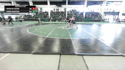 207 lbs Semifinal - Jocelyn Cacek, Frostburg State vs Jamie Shapton, West Liberty