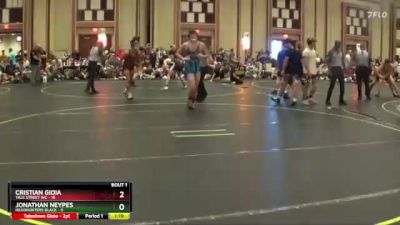 167 lbs Quarterfinals (8 Team) - Jonathan Neypes, Headhunters Black vs Cristian Gioia, Yale Street WC