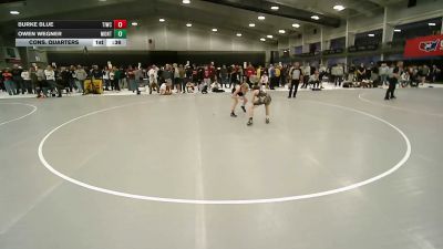 106 lbs Cons. Quarters - Burke Blue, Team Idaho Wrestling Club vs Owen Wegner, Montana