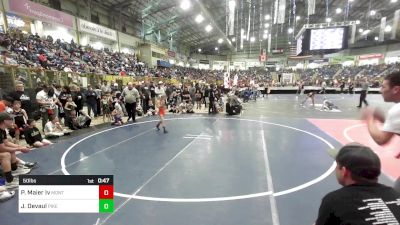 50 lbs Round Of 16 - Philip Maier Iv, Montrose Elite vs James Devaul, Pikes Peak Warriors