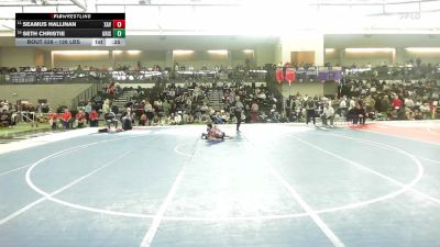 126 lbs Consolation - Seamus Hallinan, Xavier vs Seth Christie, Griswold/Wheeler