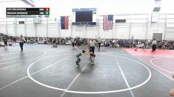 46 lbs Consi Of 8 #2 - Levi Escarcega, Manu WC vs Meleah Banegas, Poway Elite