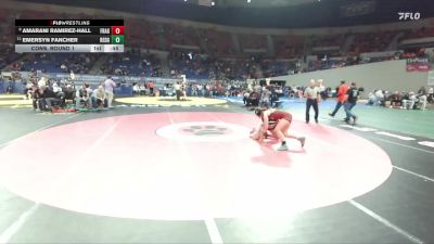 6A/5A Girls 140 Cons. Round 1 - Emersyn Fancher, Redmond Girls vs Amarani Ramirez-Hall, Franklin Girls