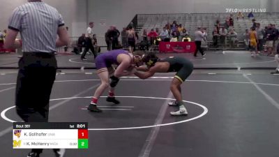 125 lbs C Of 8 #1 - Kyle Gollhofer, Northern Iowa vs Kurt McHenry, Michigan