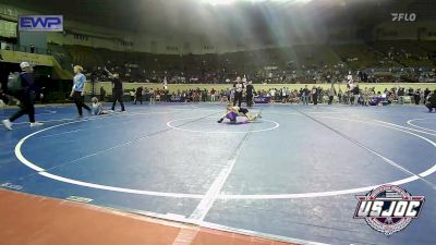 61 lbs Consi Of 16 #2 - Newt Peck, Hinton Takedown Club vs Grant Dennis, D3 Wrestling Cluib