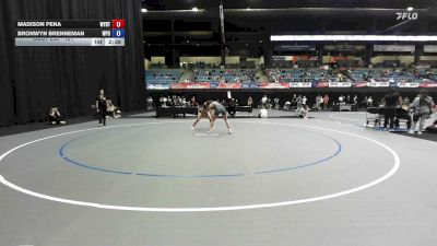 131 lbs Cons. Round 3 - Bronwyn Brenneman, William Penn vs Madison Pena, Wayland Baptist