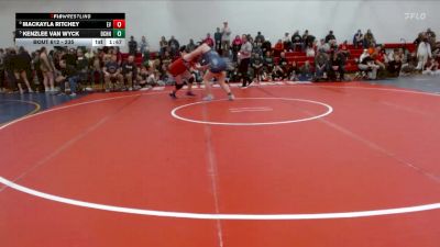 235 lbs 7th Place Match - Mackayla Ritchey, Evanston vs Kenzlee Van Wyck, Duchesne