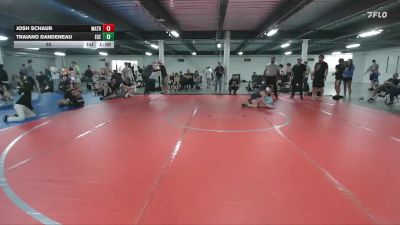 92 lbs Round 4 (6 Team) - Traiano Dandeneau, East Carolina Elite vs Josh Schaub, Mat Assassins Red