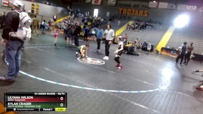 66/70 Round 4 - Kylan Crager, South Georgia Takedown Club vs Lilyana WILSON, Bison Takedown