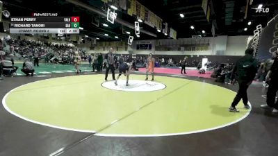 120 lbs Champ. Round 2 - Richard Tanori, Sahuarita vs Ethan Perry, Valhalla