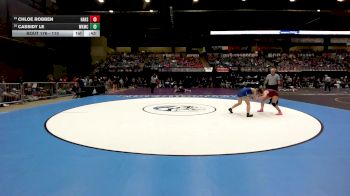 110 lbs Cons. Round 1 - Cassidy Le, Wichita-Kapaun Mt. Carmel HS vs Chloe Robben, Hays HS