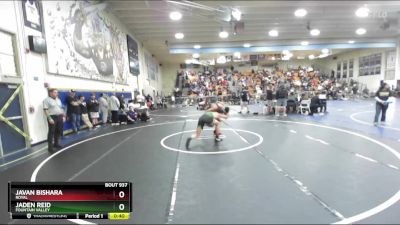 150 lbs Cons. Semi - Jaden Reid, Fountain Valley vs Javan Bishara, Royal