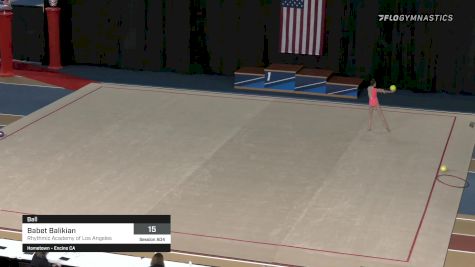 Babet Balikian - Ball, Rhythmic Academy of Los Angeles - 2021 Rhythmic Elite Qualifier