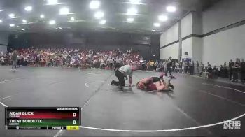 1A/2A 132 Quarterfinal - Trent Burdette, Liberty vs Aidan Quick, Cheraw