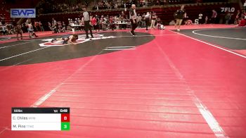 60 lbs Round Of 16 - Cayden Chiles, Warhorse Wrestling Club vs Maxen Pino, Team Tulsa Wrestling Club