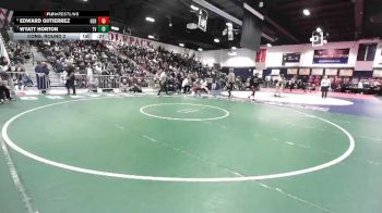 150 lbs Cons. Round 2 - Wyatt Horton, Temecula Valley vs Edward Gutierrez, Heritage