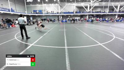 125 lbs Quarterfinal - Troy Hohman, N.C. State vs Drew Heethuis, Princeton U