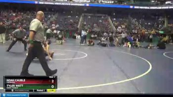 4A 106 Semifinal - Tyler Watt, Wake Forest vs Noah Cauble, Piedmont