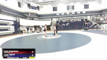 125 lbs Round 1 (4 Team) - Maya Fiodorova, Gold Rush vs Allie Treese, Montana