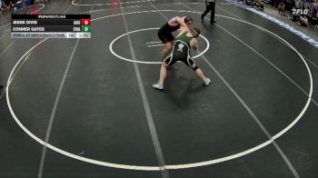 215 lbs Semis & 1st Wrestleback (8 Team) - Jesse Divis, David City vs Conner Gates, Syracuse