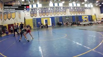 100 lbs Round 2 (6 Team) - Danella Rodriguez, Florida Phoenix Wrestling Club vs Jayden Brouse, Oviedo WC