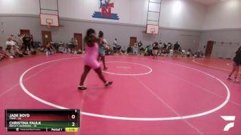 215 lbs Round 4 (6 Team) - Christina Faulk, Reece`s Warriors vs Jade Boyd, TMNT