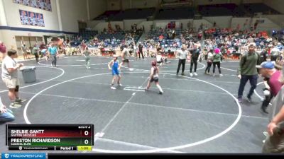 82 lbs Quarterfinal - Shelbie Gantt, Gaston Grizzlies vs Preston Richardson, Coastal Elite