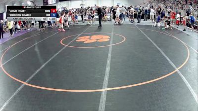 77 lbs Champ. Round 3 - Arlo Pratt, Bloomington South Wrestling Club vs Hudson Beach, Ragin Raisins Wrestling