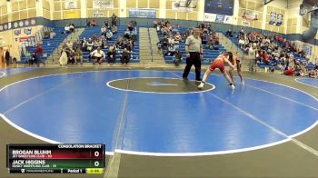 98 lbs Cross Bracket (8 Team) - Brogan Bluhm, Jet Wrestling Club vs Jack Higgins, Husky Wrestling Club