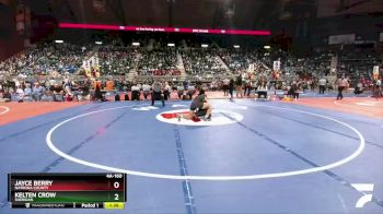 4A-160 lbs Quarterfinal - Kelten Crow, Sheridan vs Jayce Berry, Natrona County