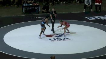 55 kg Round 1 - Alisha Howk, Sunkist Kids WC vs Jacarra Winchester, USOPTC / Titan Mercury Wrestling Club